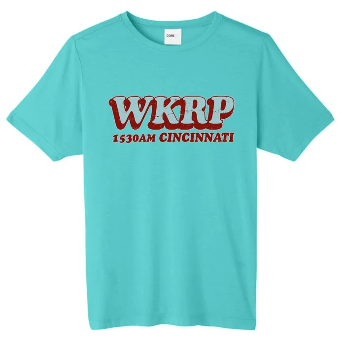 Vintage Thanksgiving WKRP 1530AM Cincinnati ChromaSoft Performance T-Shirt