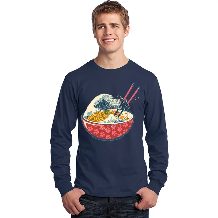 Vintage The Great Ramen Wave Long Sleeve Shirt