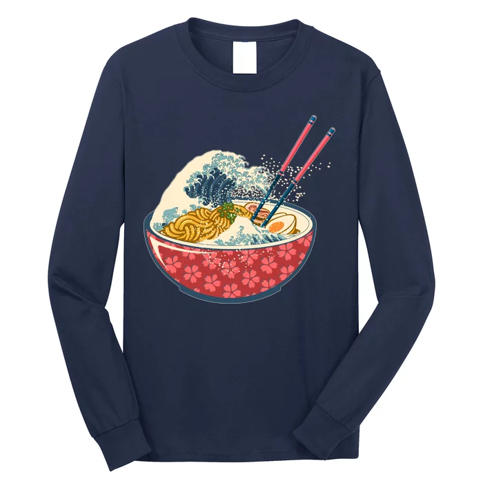 Vintage The Great Ramen Wave Long Sleeve Shirt