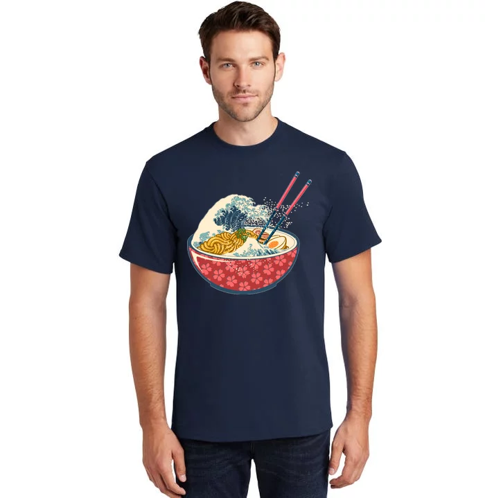 Vintage The Great Ramen Wave Tall T-Shirt