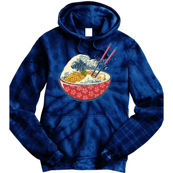 Vintage The Great Ramen Wave Tie Dye Hoodie