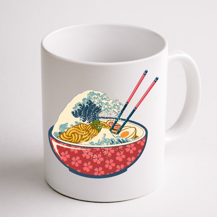 Vintage The Great Ramen Wave Front & Back Coffee Mug