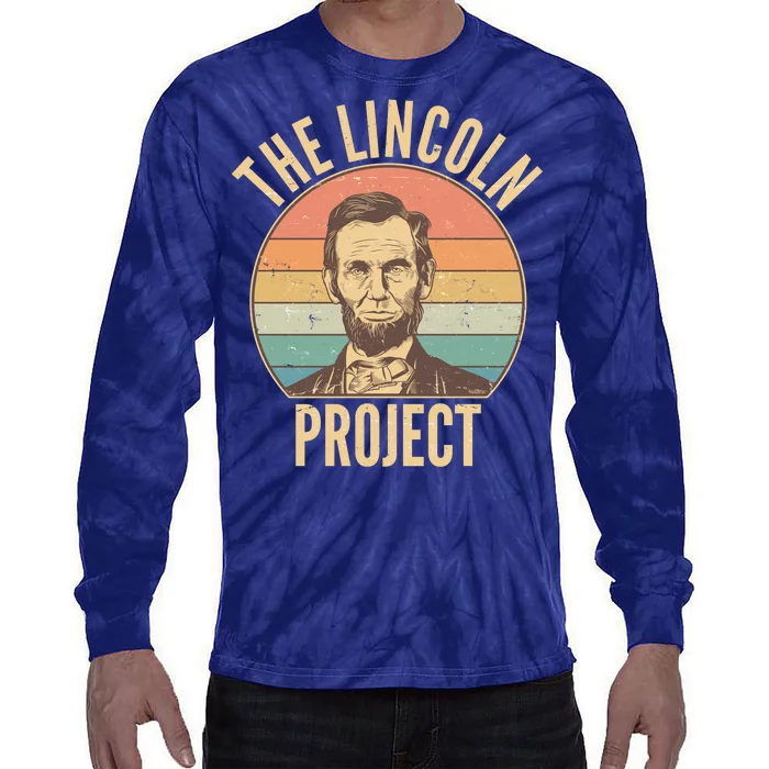 Vintage The Lincoln Project Emblem Tie-Dye Long Sleeve Shirt