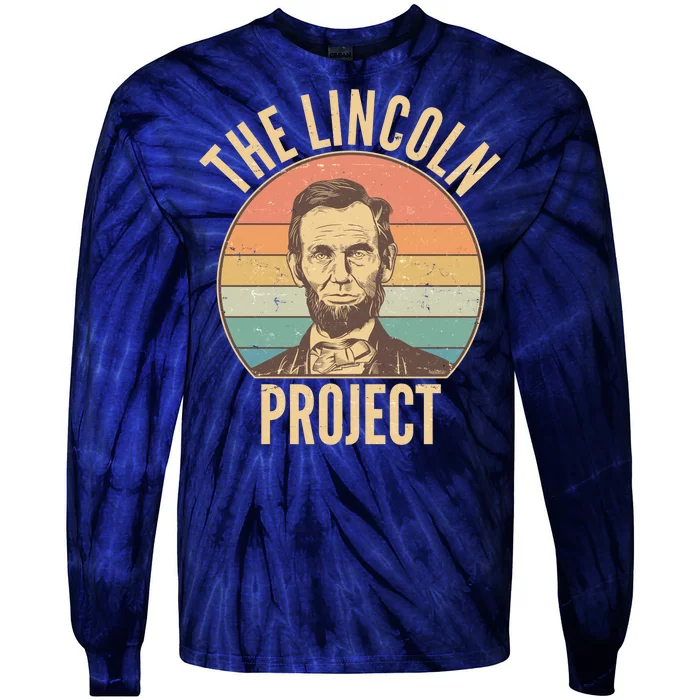 Vintage The Lincoln Project Emblem Tie-Dye Long Sleeve Shirt