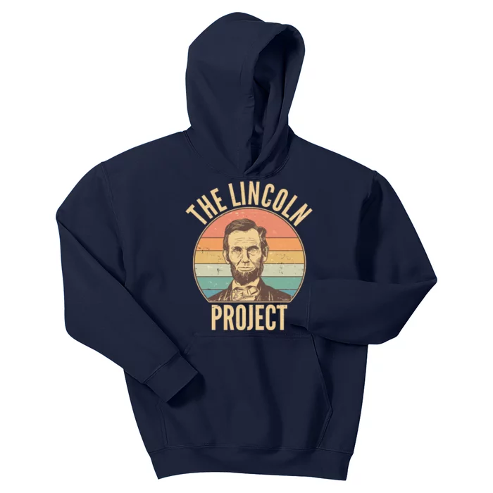 Vintage The Lincoln Project Emblem Kids Hoodie