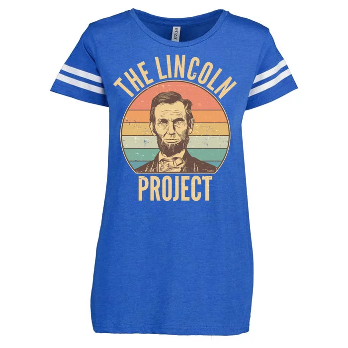 Vintage The Lincoln Project Emblem Enza Ladies Jersey Football T-Shirt