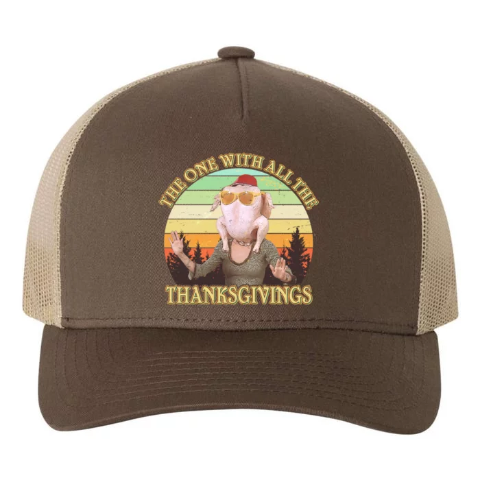 Vintage The One With All The Thanksgivings Yupoong Adult 5-Panel Trucker Hat