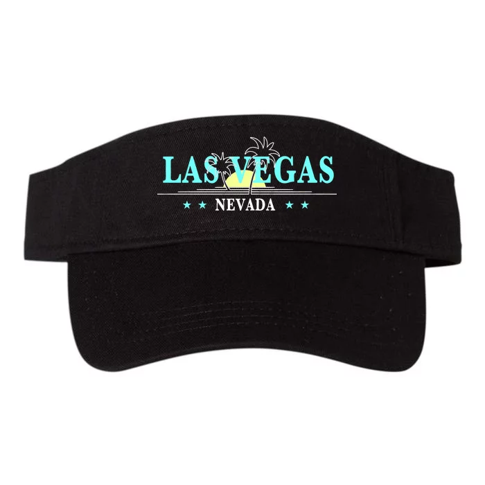 Vintage Tropical Las Vegas Logo Valucap Bio-Washed Visor