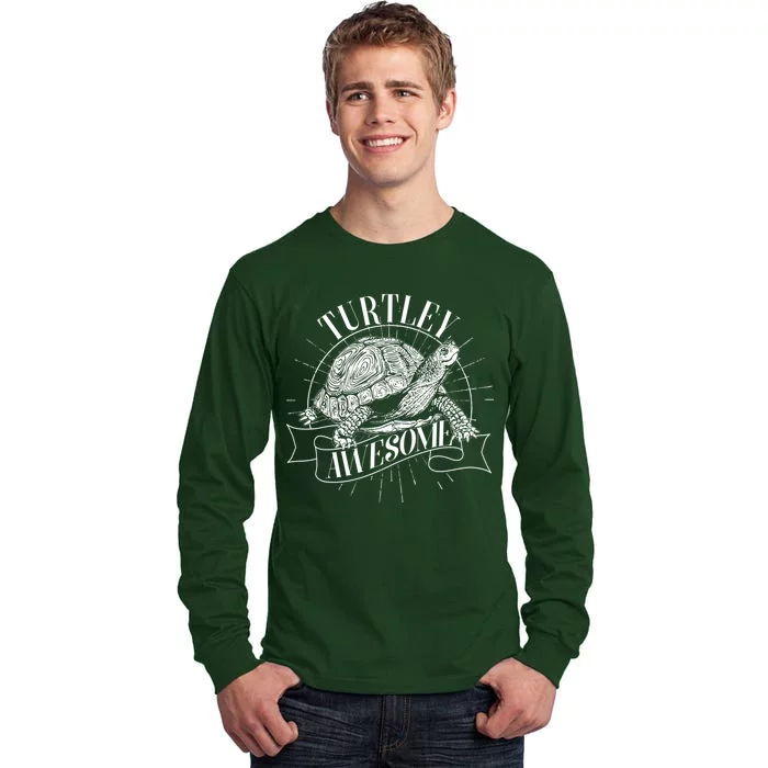 Vintage Turtley Awesome Tall Long Sleeve T-Shirt