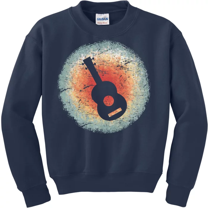 Vintage Ukulele Retro Kids Sweatshirt