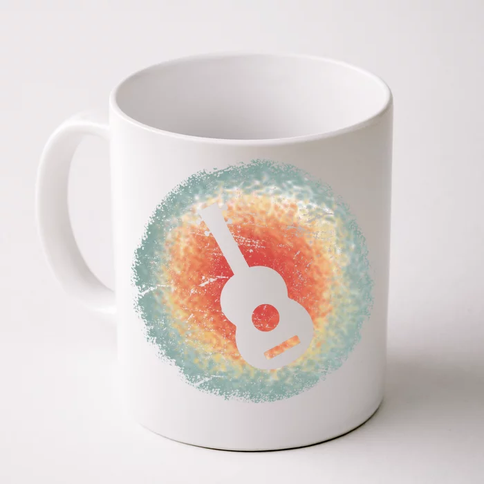 Vintage Ukulele Retro Front & Back Coffee Mug