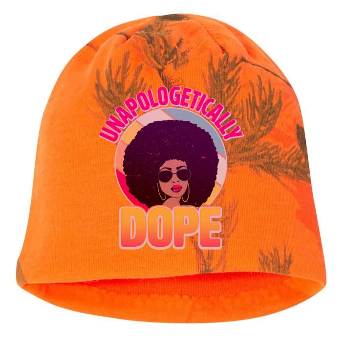 Vintage Unapologetically Dope Black Woman Afro Kati - Camo Knit Beanie