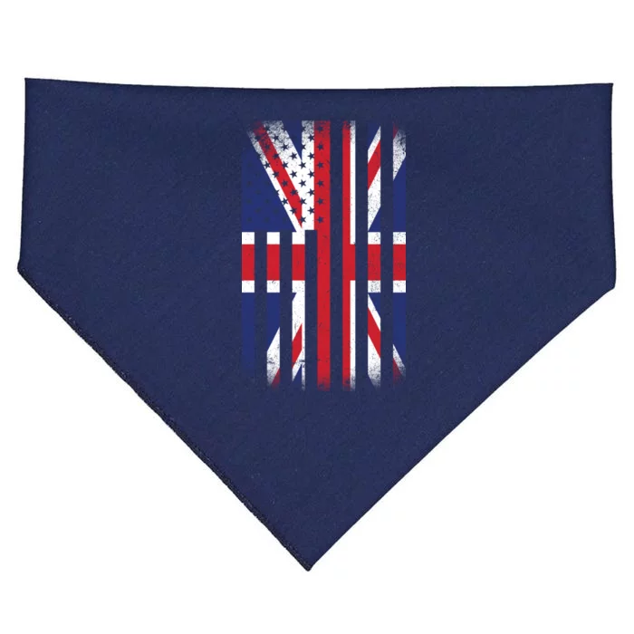 Vintage Union Jack British Flag United Kingdom USA-Made Doggie Bandana