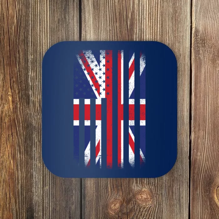 Vintage Union Jack British Flag United Kingdom Coaster