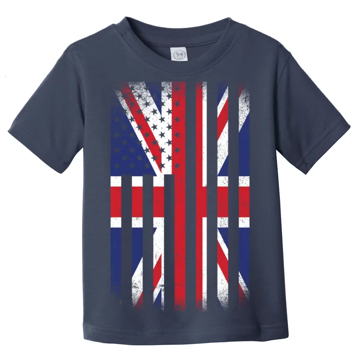 Vintage Union Jack British Flag United Kingdom Toddler T-Shirt