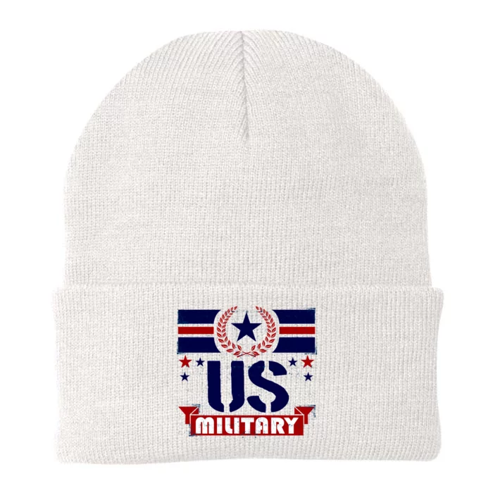 Vintage US Military USA Logo Knit Cap Winter Beanie