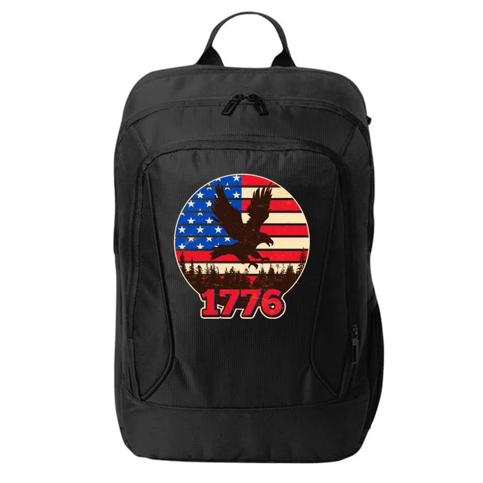 Vintage USA 1776 Emblem City Backpack