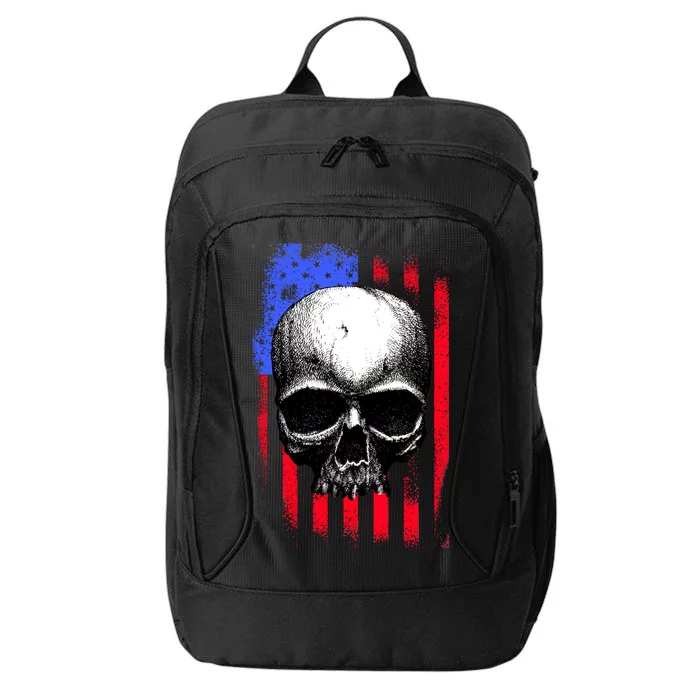 Vintage USA American Flag City Backpack