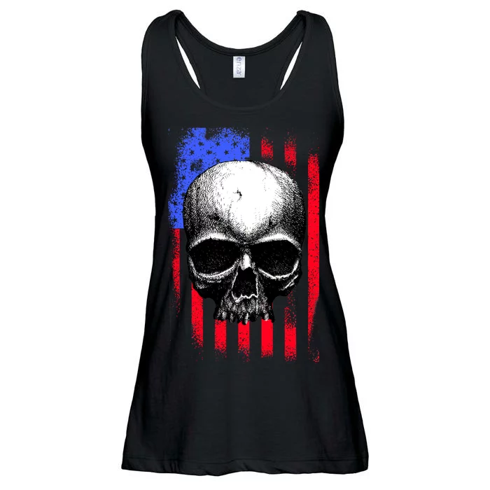 Vintage USA American Flag Ladies Essential Flowy Tank