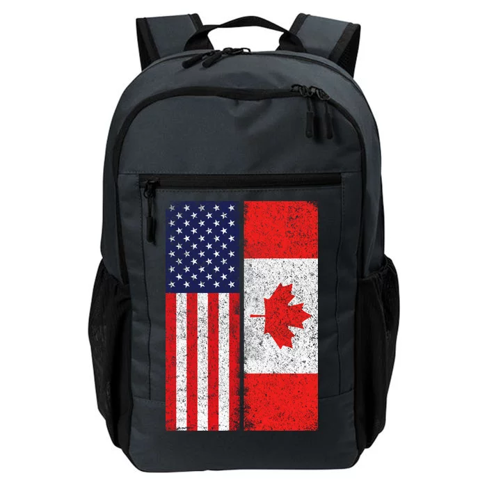 Vintage USA Canadian Flag Daily Commute Backpack