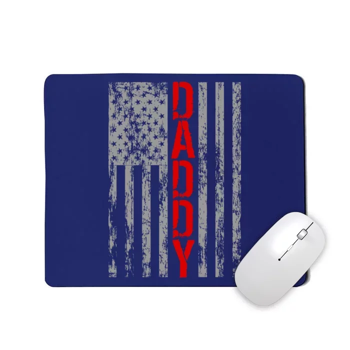 Vintage USA DADDY Retro Flag Mousepad