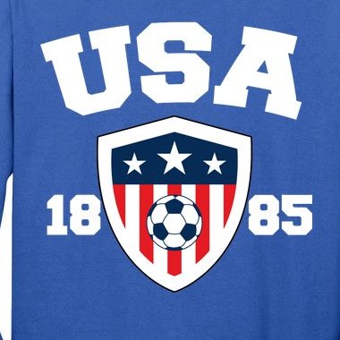 Vintage USA Soccer 1885 Tall Long Sleeve T-Shirt