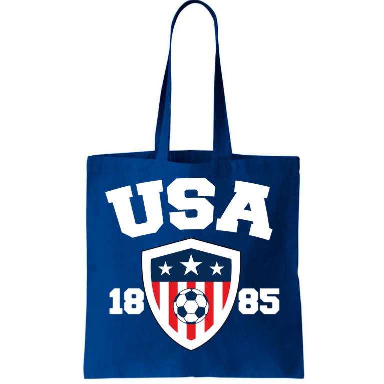 Vintage USA Soccer 1885 Tote Bag
