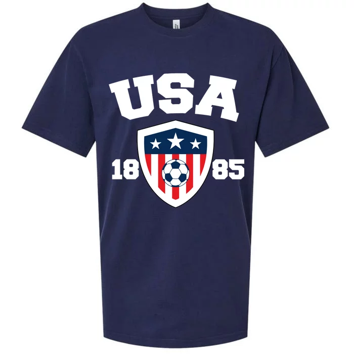 Vintage USA Soccer 1885 Sueded Cloud Jersey T-Shirt