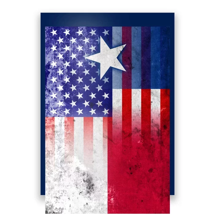 vertical vintage american flag background