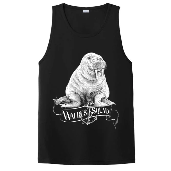 Vintage Walrus Squad Performance Tank