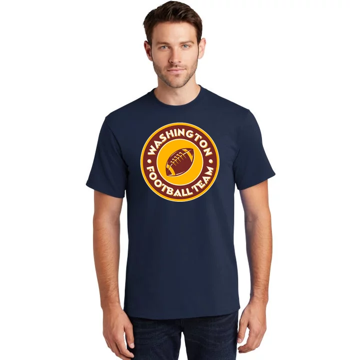 Vintage Washington Football Team Logo Emblem Tall T-Shirt