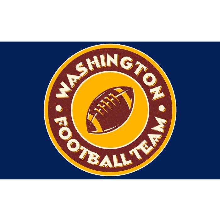 Vintage Washington Football Team Logo Emblem Bumper Sticker