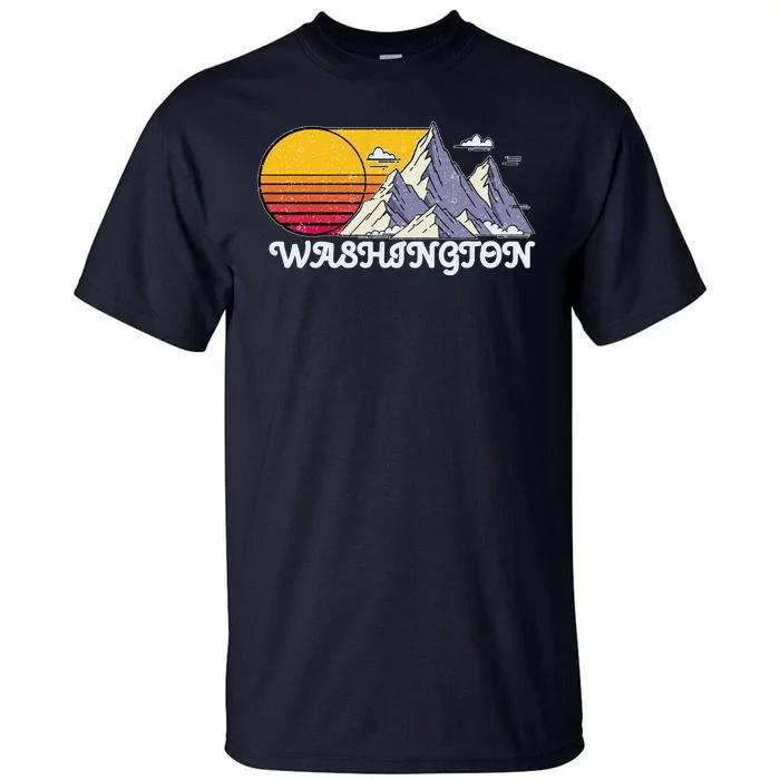 Vintage Washington State Retro Tall T-Shirt