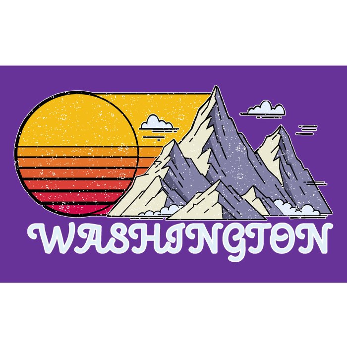 Vintage Washington State Retro Bumper Sticker