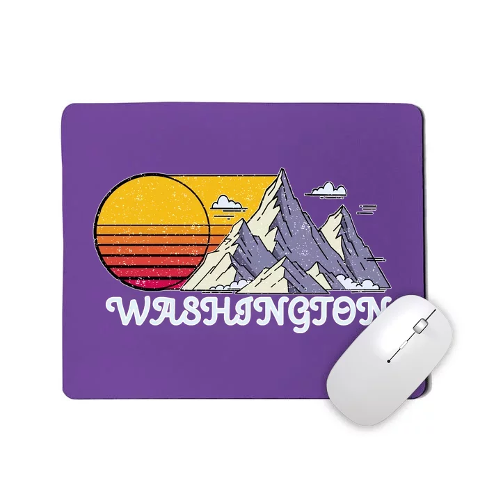 Vintage Washington State Retro Mousepad