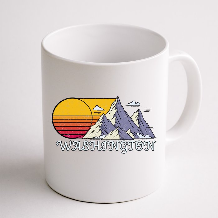 Vintage Washington State Retro Front & Back Coffee Mug