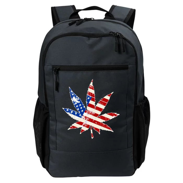 Vintage Weed American Flag 420 Daily Commute Backpack