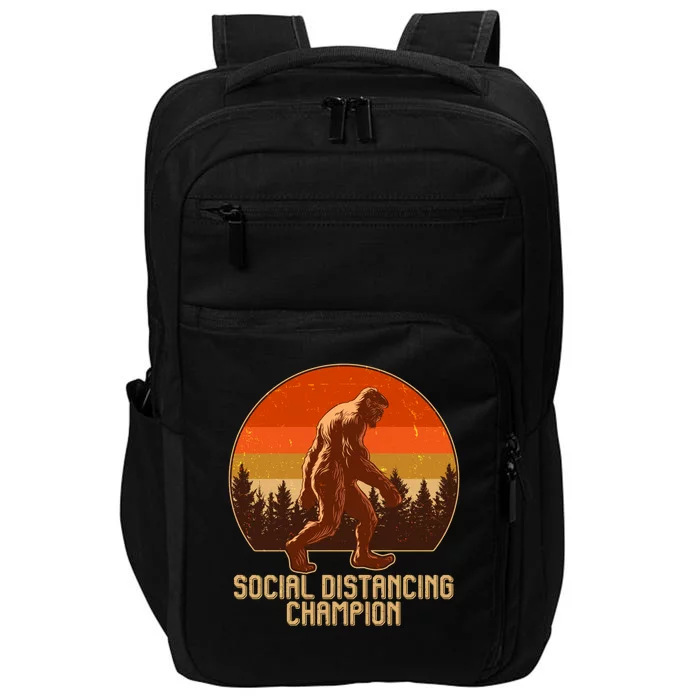 Vintage Wilderness Sunset Sasquatch Social Distancing Champion Impact Tech Backpack