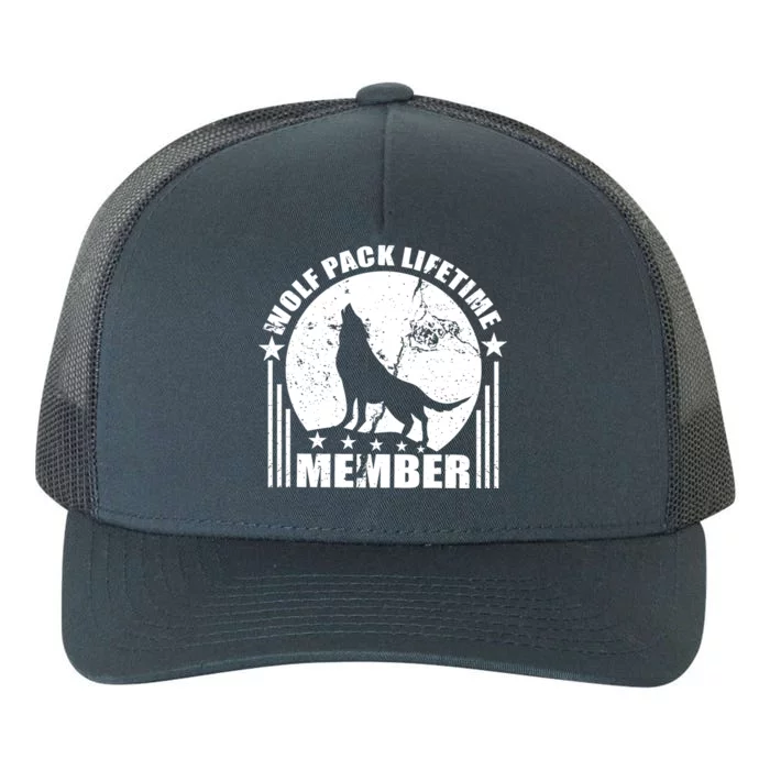 Vintage Wolf Pack Lifetime Member Yupoong Adult 5-Panel Trucker Hat