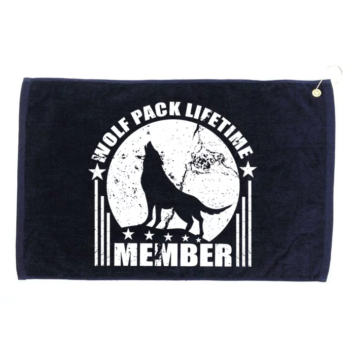 Vintage Wolf Pack Lifetime Member Grommeted Golf Towel