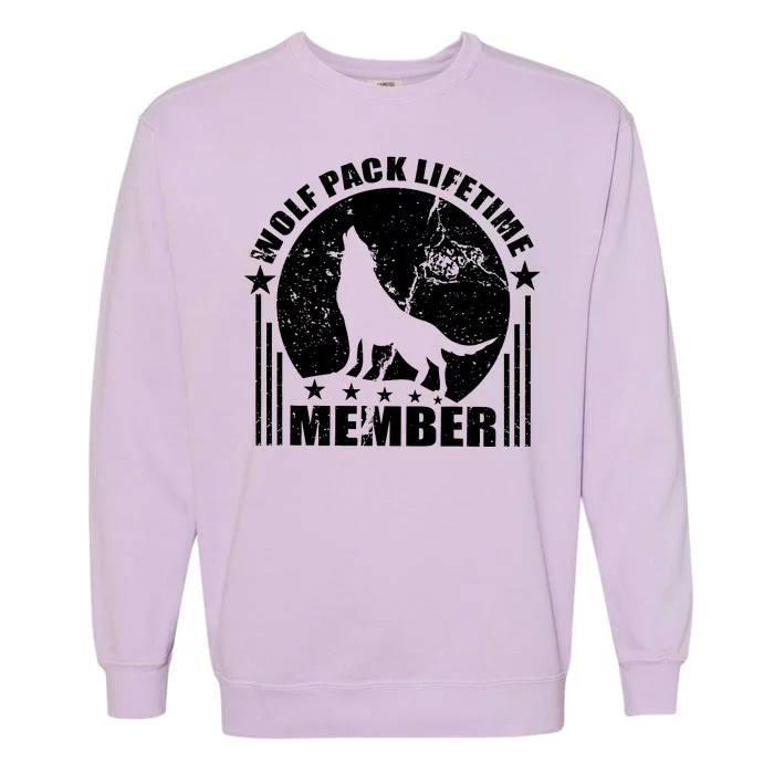 Vintage Wolf Pack Lifetime Member Garment-Dyed Sweatshirt