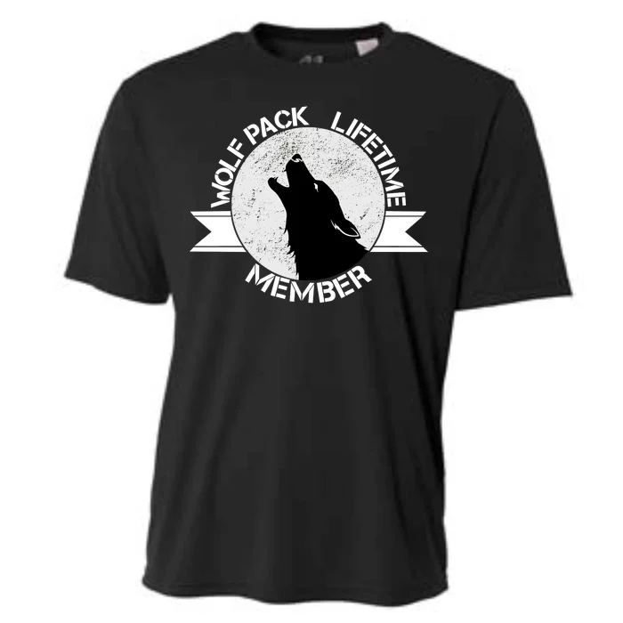 Vintage Wolf Pack Lifetime Member Emblem Cooling Performance Crew T-Shirt