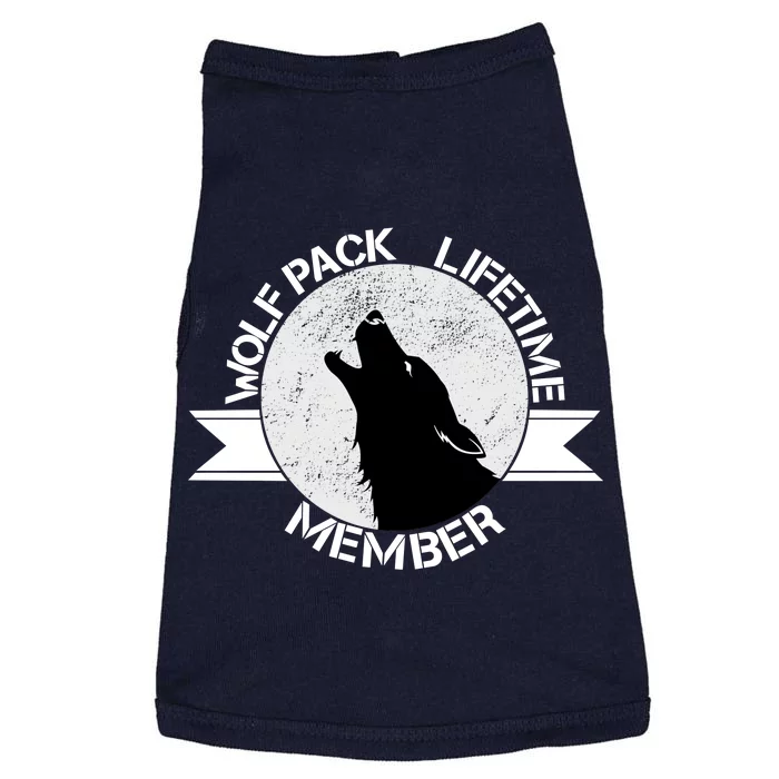 Vintage Wolf Pack Lifetime Member Emblem Doggie Tank