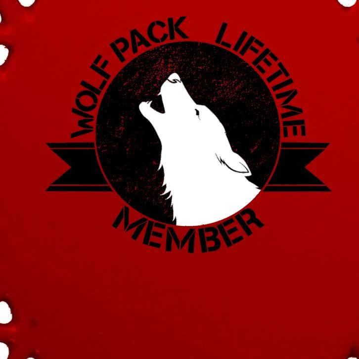 Vintage Wolf Pack Lifetime Member Emblem Oval Ornament