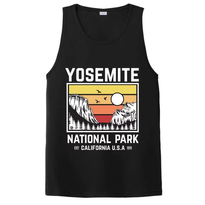 Vintage Yosemite National Park Performance Tank