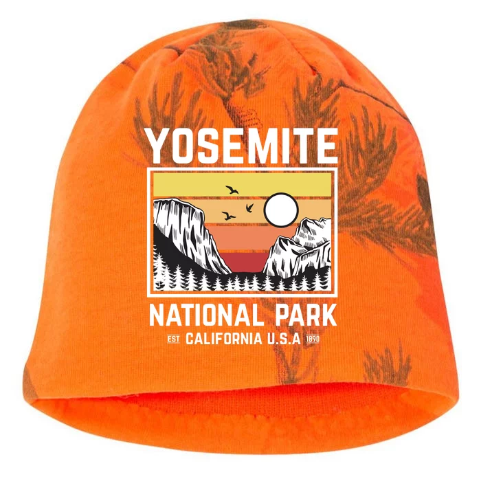 Vintage Yosemite National Park Kati - Camo Knit Beanie