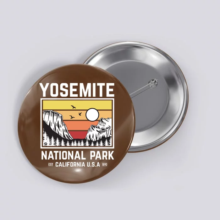 Vintage Yosemite National Park Button