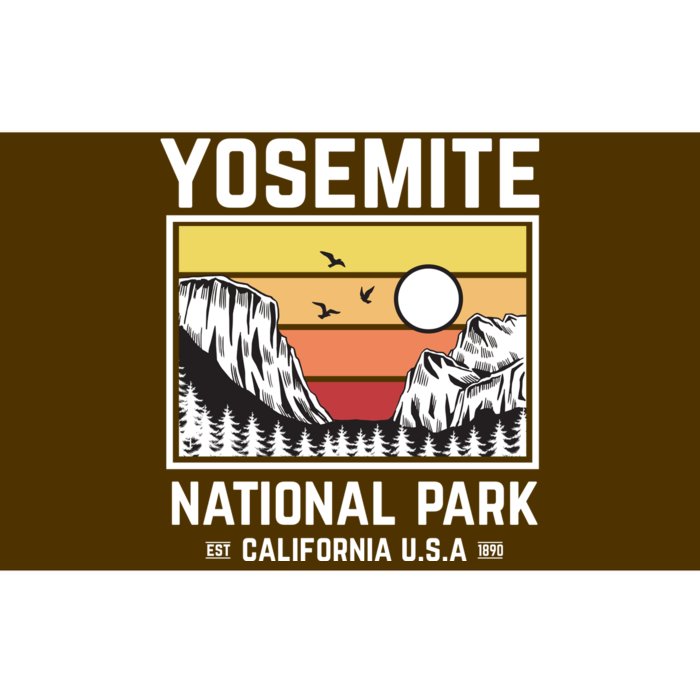 Vintage Yosemite National Park Bumper Sticker