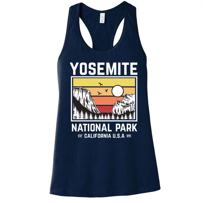 Vintage Yosemite National Park Women's Racerback Tank