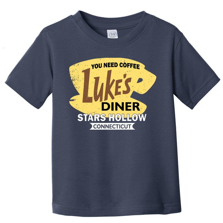 Vintge Luke's Diner Stars Hollow Connecticut Toddler T-Shirt